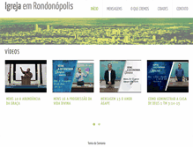 Tablet Screenshot of igrejaemrondonopolis.org.br